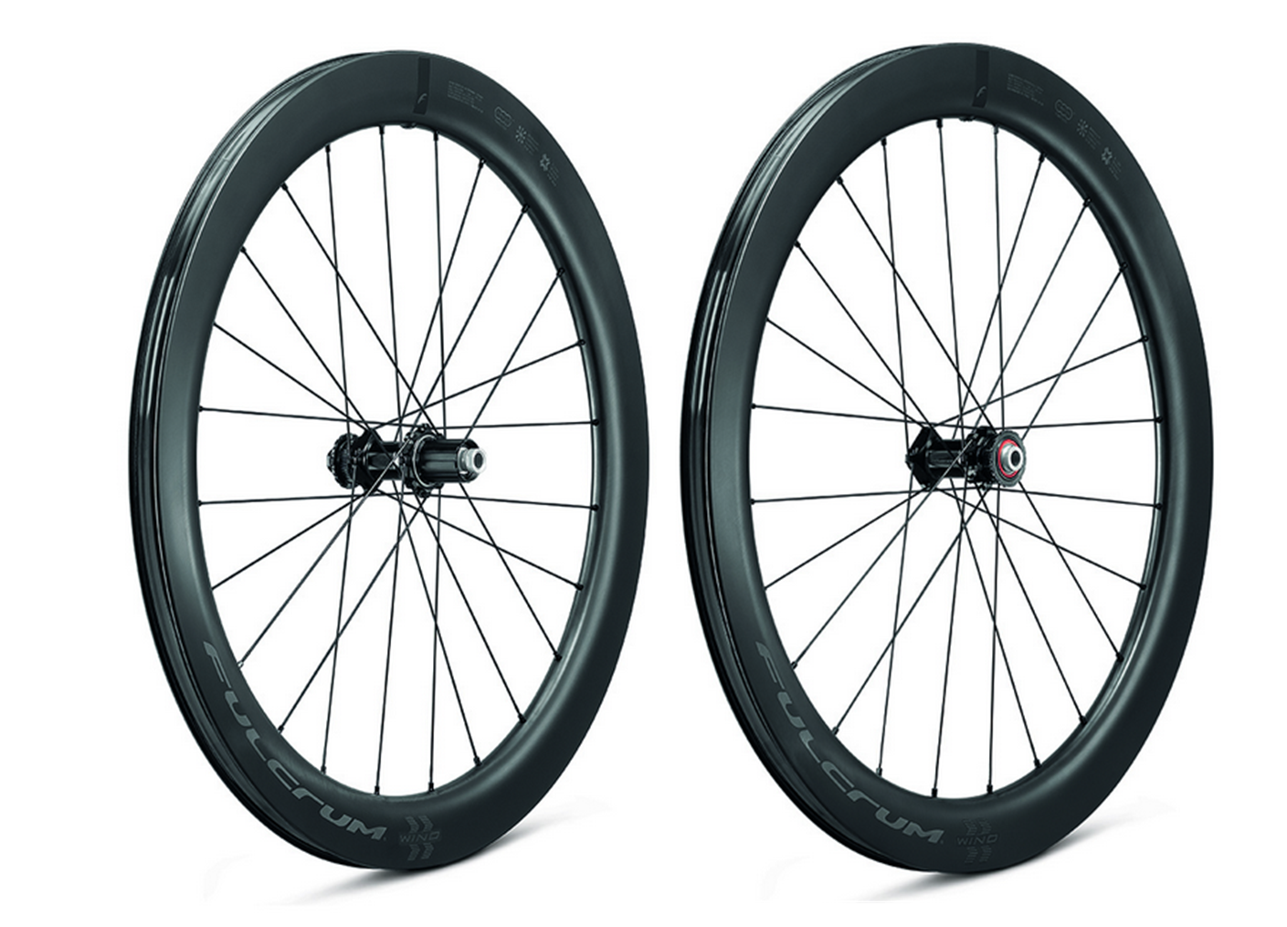 Ruote Ruote Fulcrum Wind 57 DB Disco Carbonio NeroStore Cicli Gotti